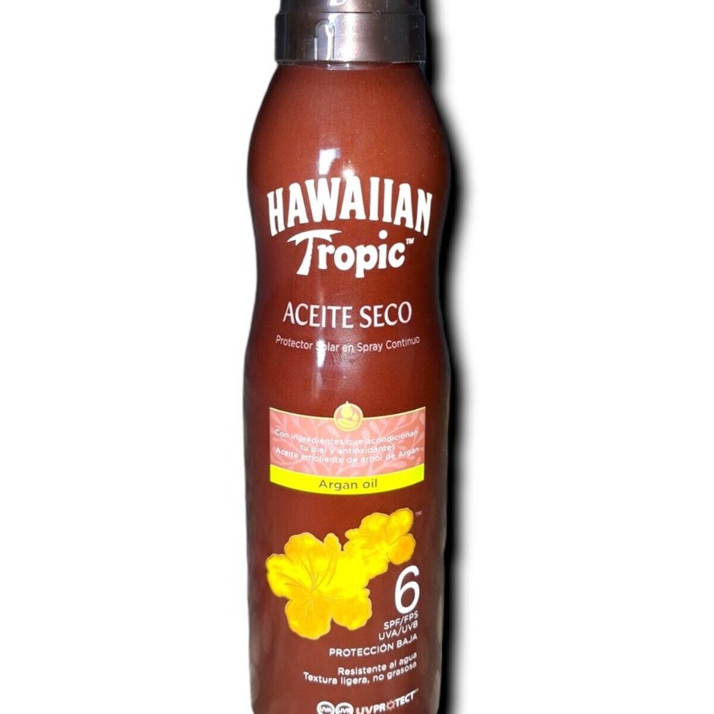 HAWAIIAN Tropic ACEITE SECO Protector Solar En Spray Continuo - New
